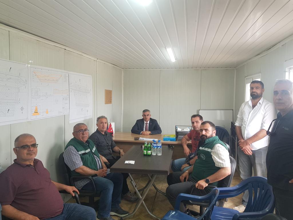 Aralık ilçesinde taşkın koruma tesisi çalışmaları sürüyor