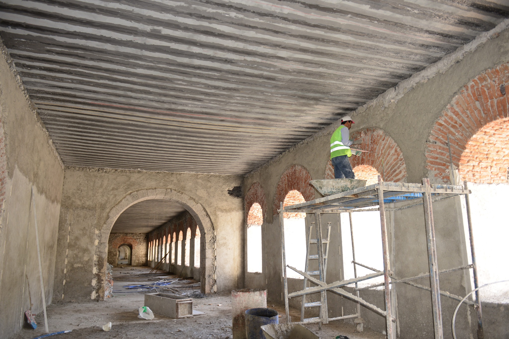 Ardahan'da millet bahçesi inşaat çalışmaları devam ediyor