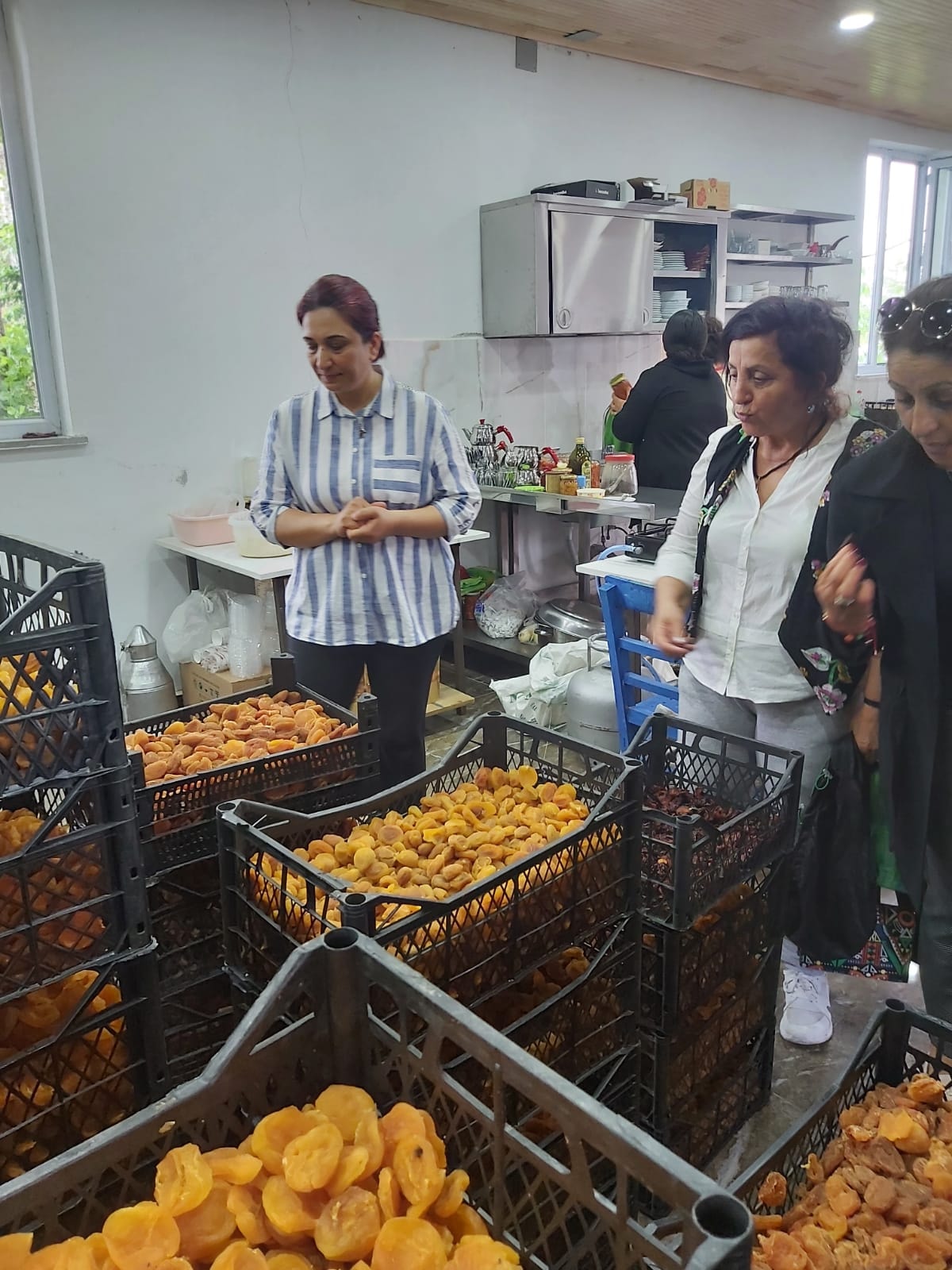 AKI-DER'li kadınlar Iğdır'da kadın girişimcileri ziyaret ettiler