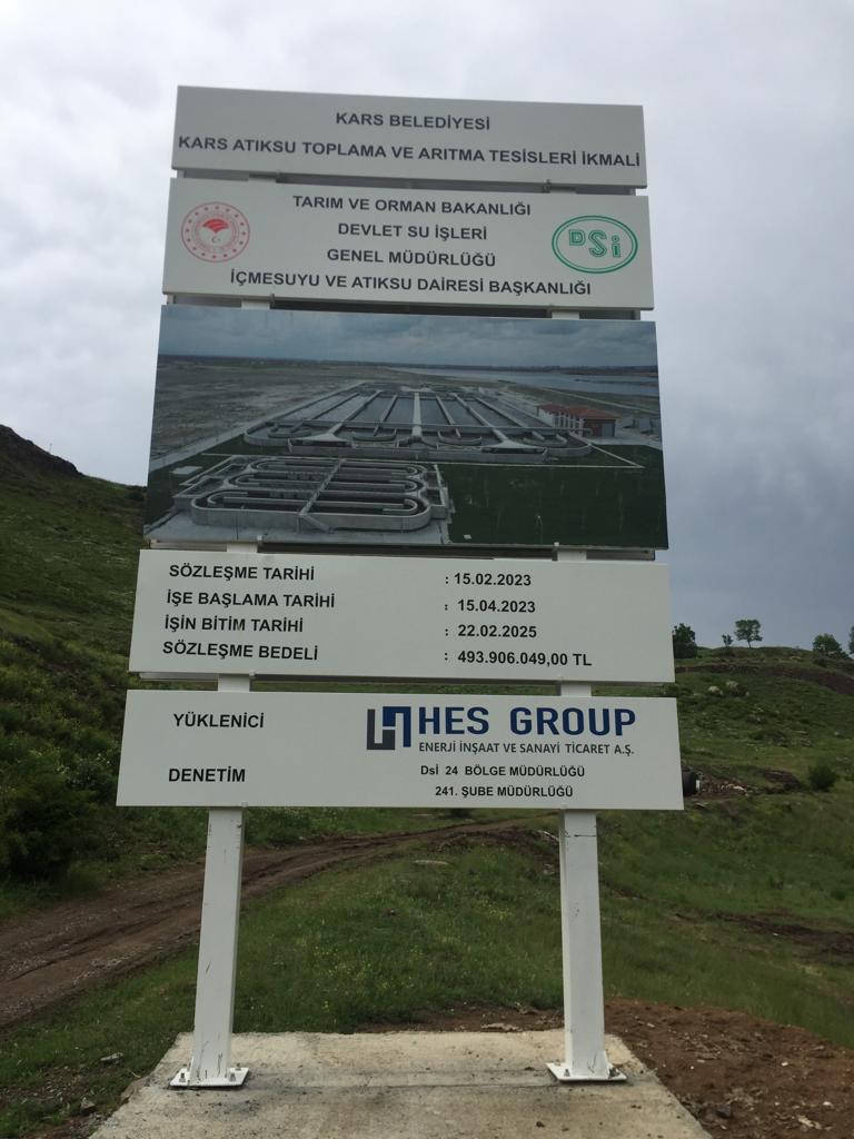 Atıksu Toplama ve Arıtma Tesisleri ikmali yapım çalışmaları başladı