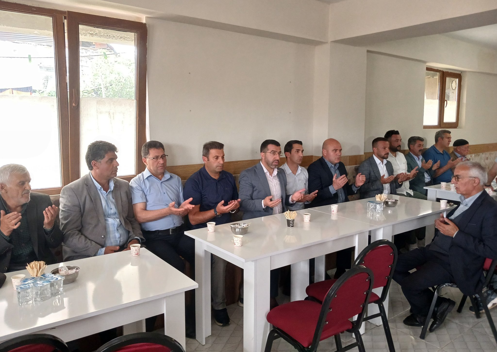 Adem Çalkın ve Muammer Sancar, taziye evlerini ziyaret etti