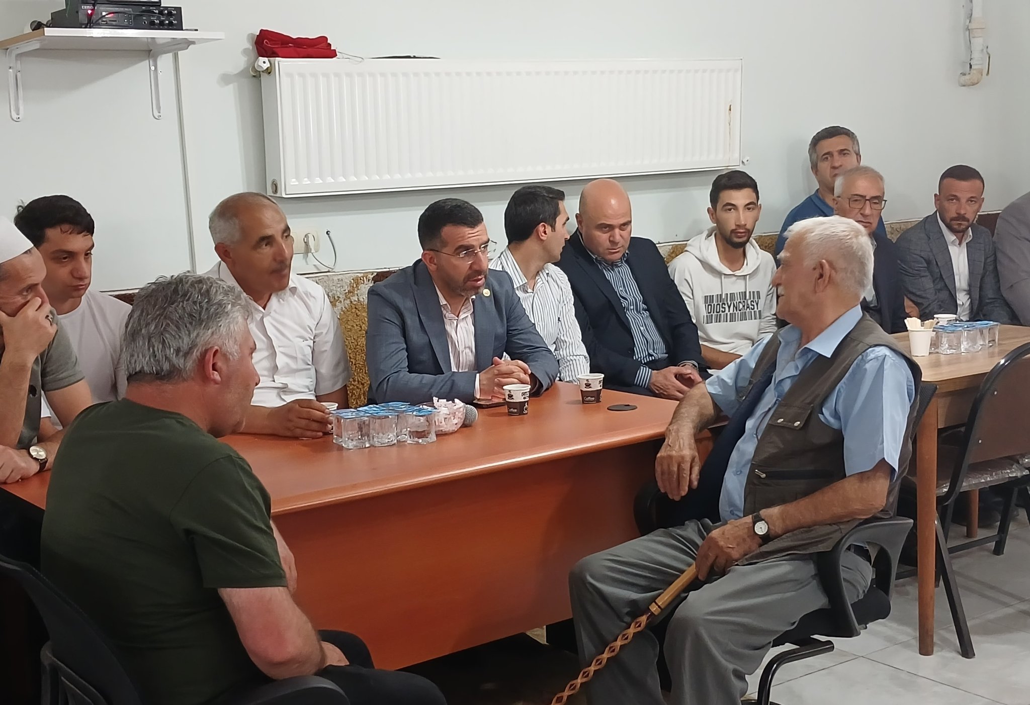 Adem Çalkın ve Muammer Sancar, taziye evlerini ziyaret etti