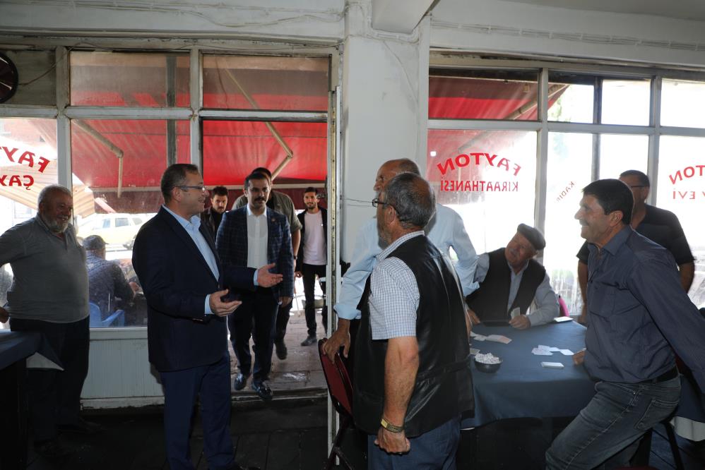 Vali Polat, esnafla buluştu