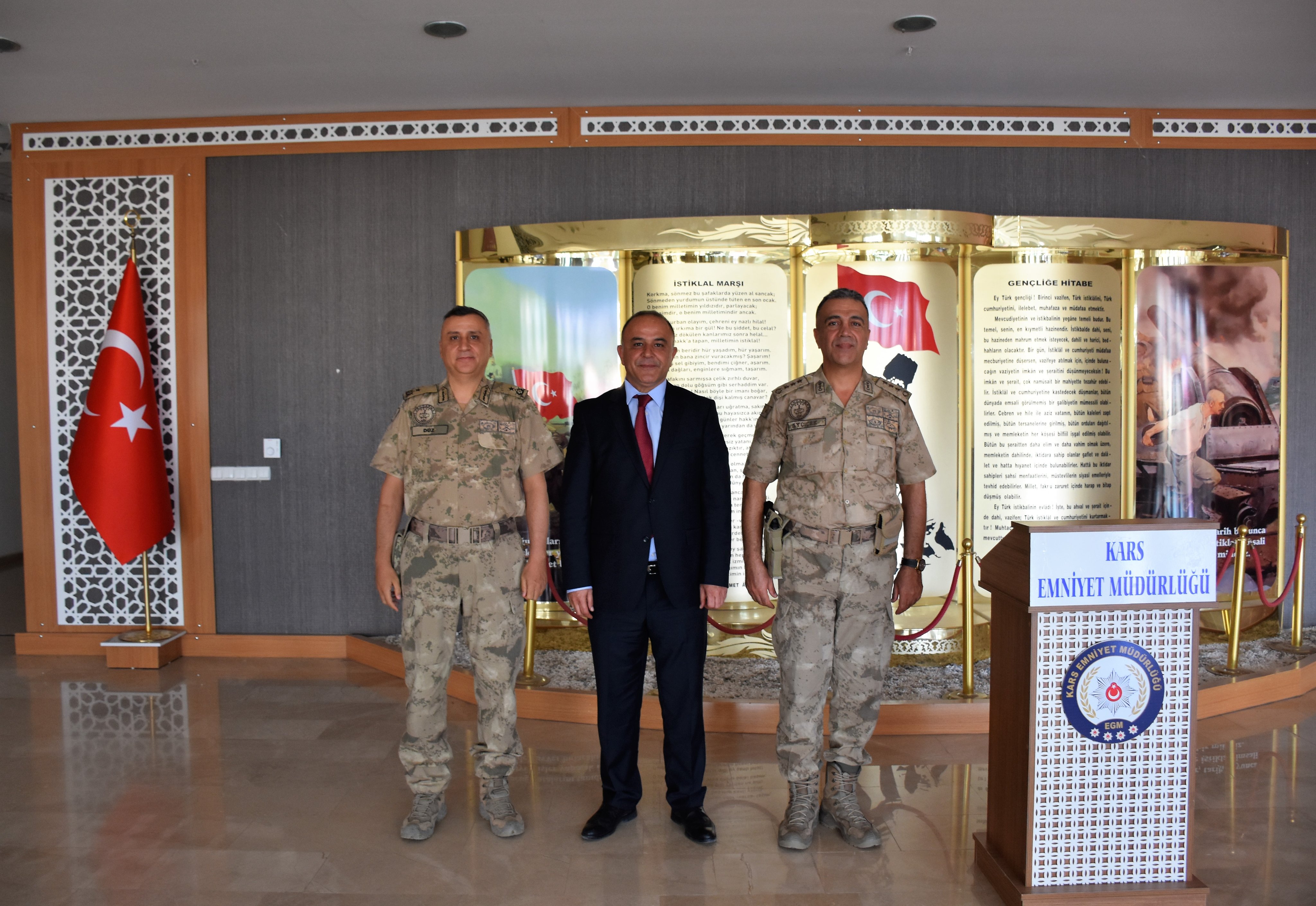 Emniyet Müdürü Saka'ya 'hayırlı olsun' ziyaretleri