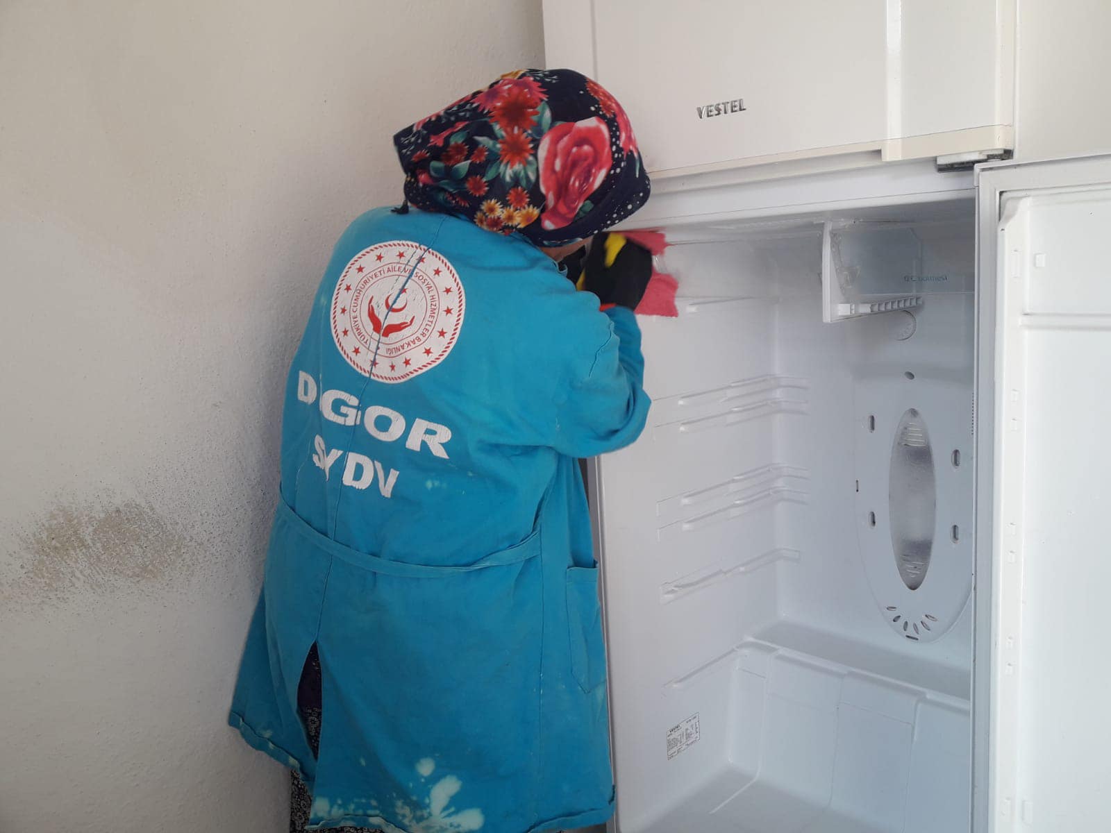 Digor'da evde bakım projesi devam ediyor