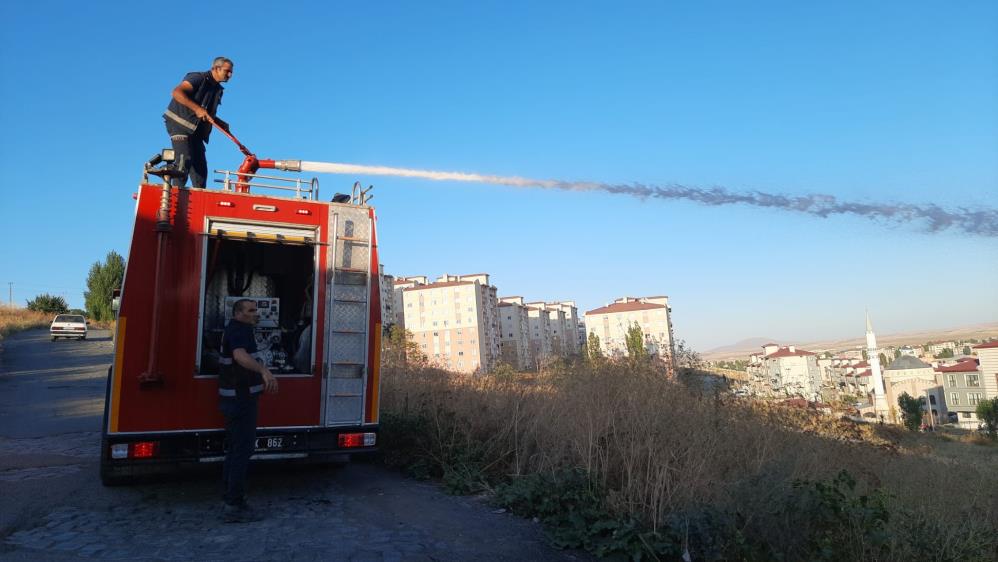 Kars'ta 2 ayrı bölgede örtü yangını