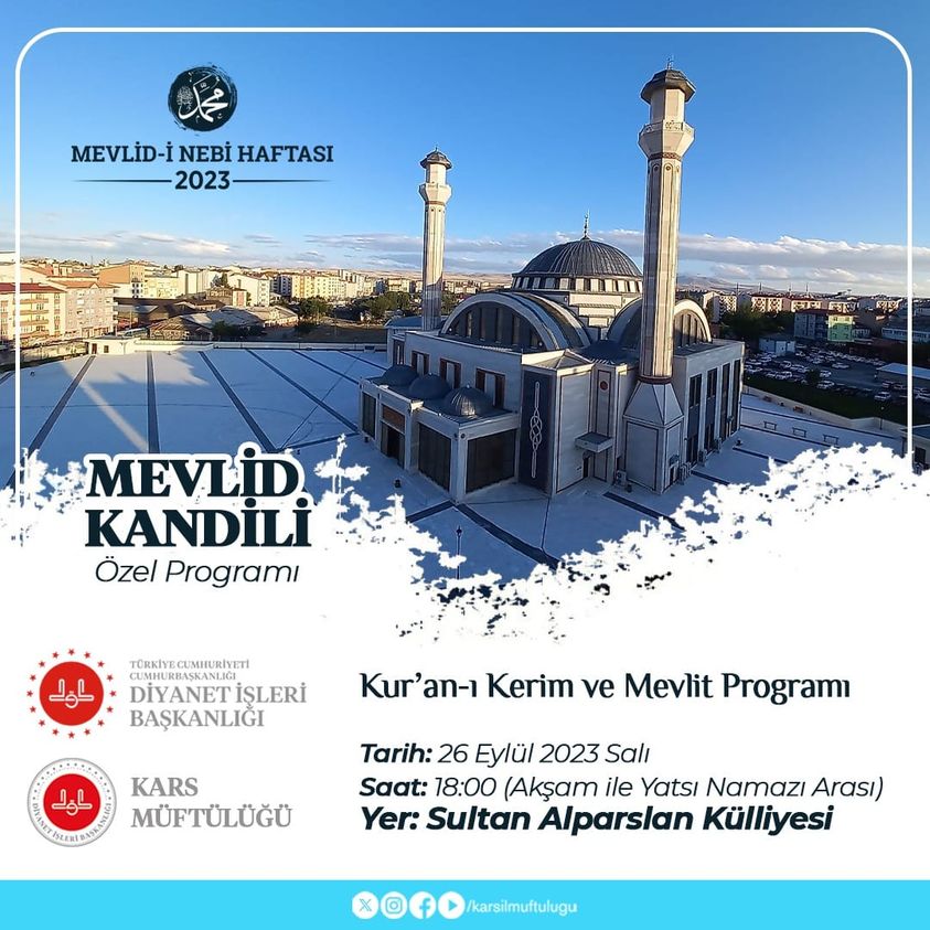 Sultan Alparslan Külliyesi bugün açılıyor