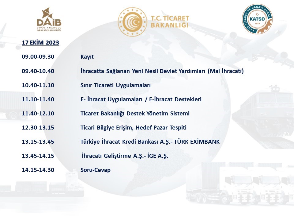 Kars'ta dış ticaret ve sınır ticareti eğitimi verilecek