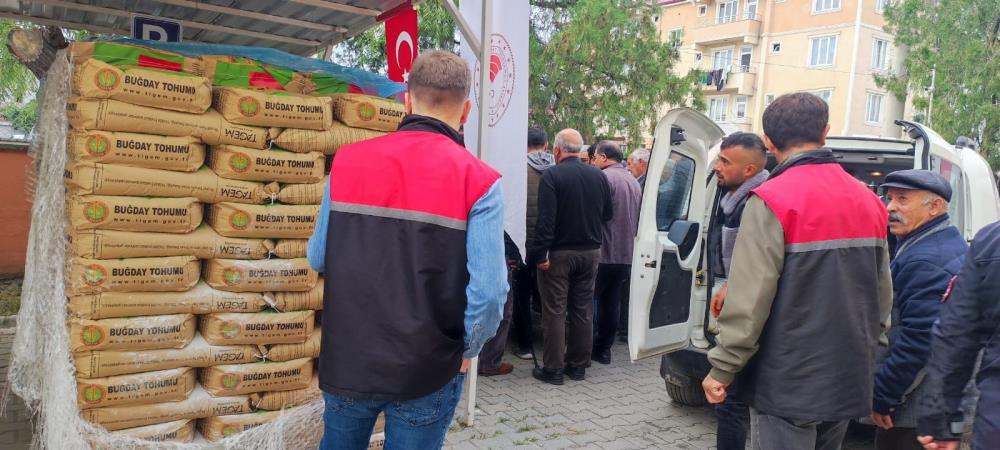 Iğdır'da çiftçilere yüzde 75 hibeli tohum desteği yapıldı