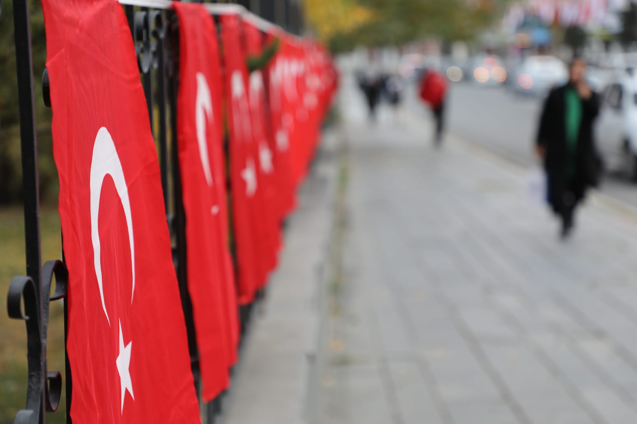 Kars, Türk Bayraklarıyla donatıldı