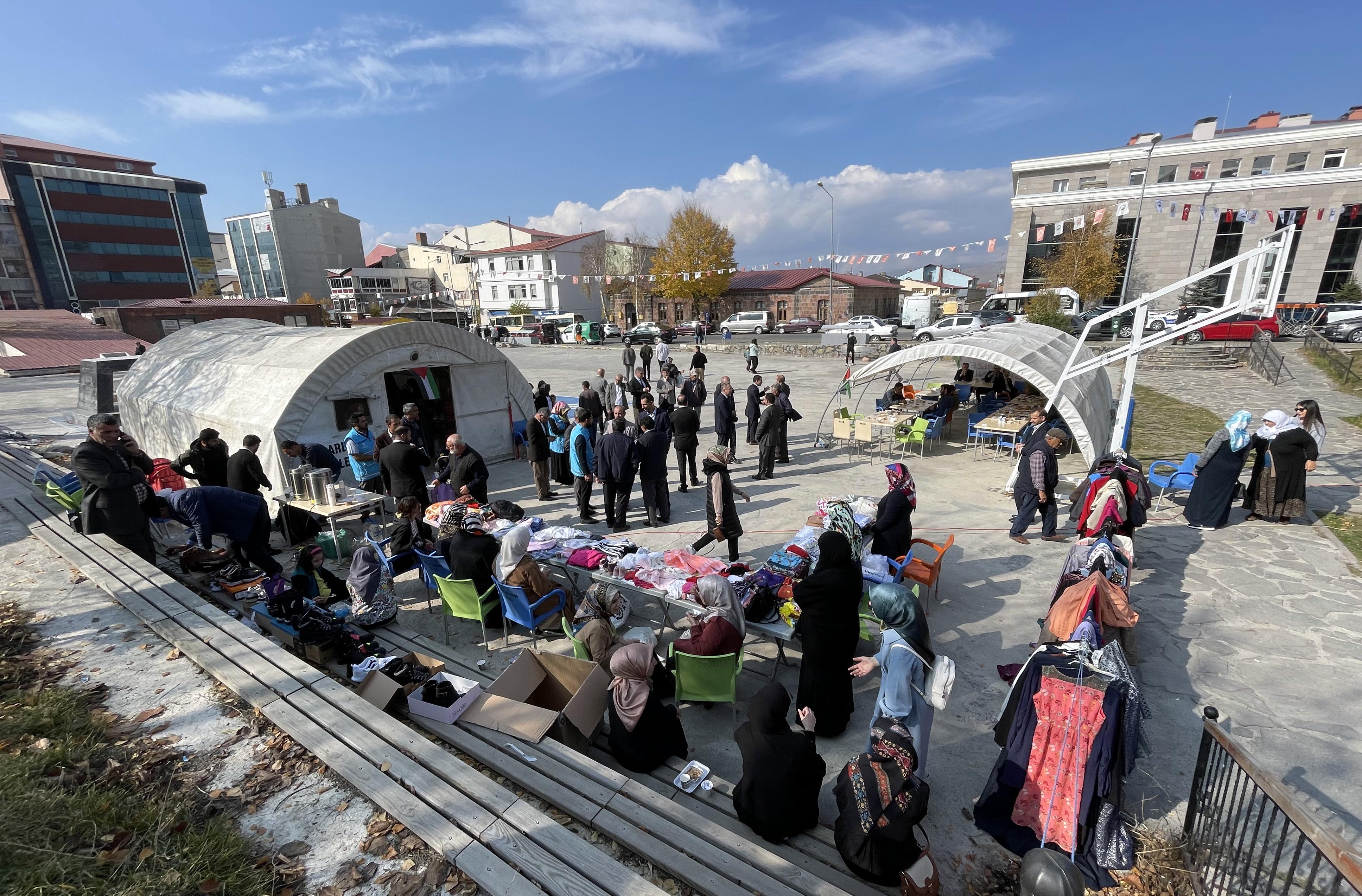 Ardahan'da Gazze'ye destek için kermes düzenlendi