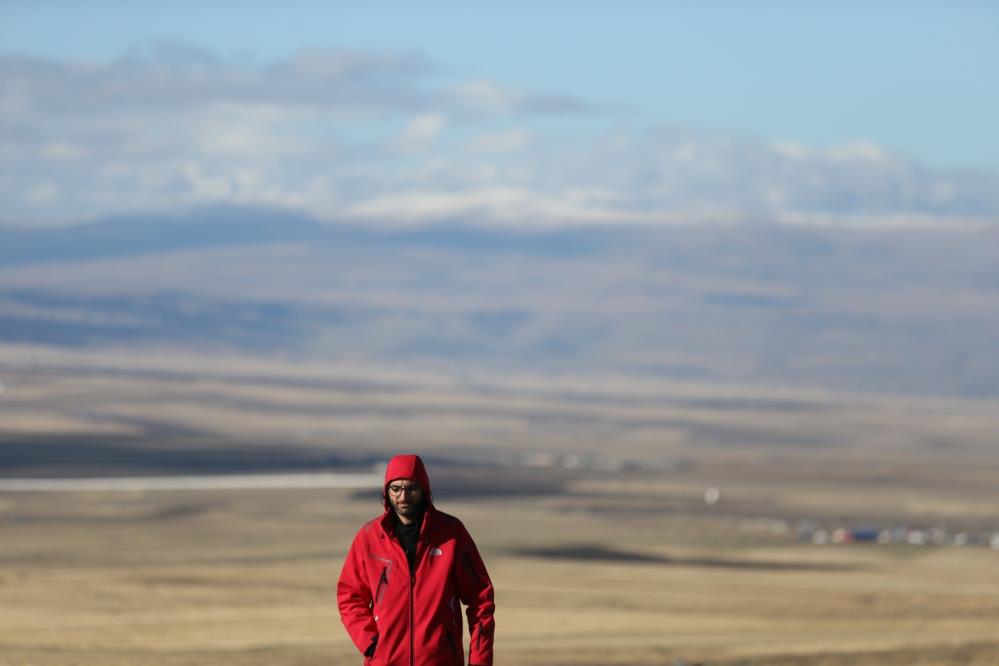 Kars'ın zirvesi beyaza büründü
