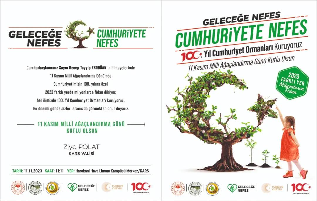 Fidan dikimine davet