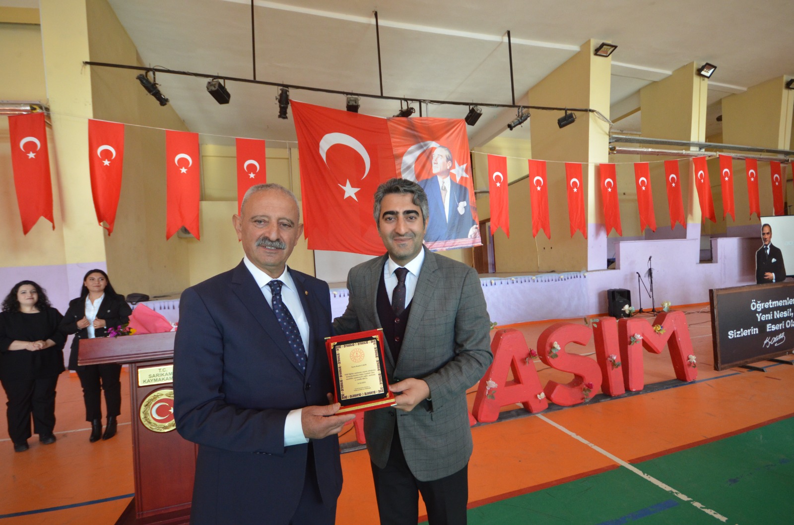 Sarıkamış'ta Öğretmenler Günü kutlandı