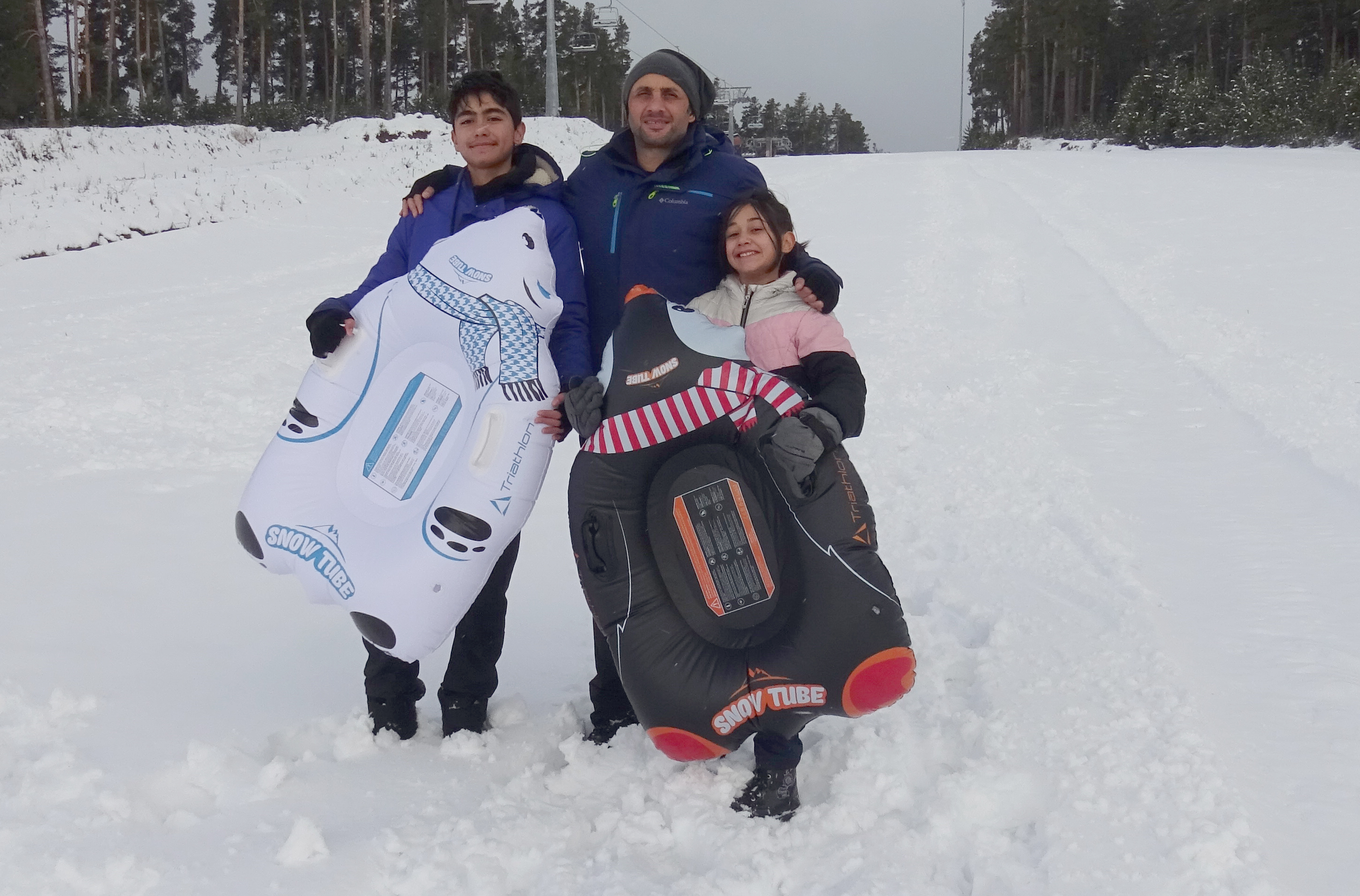 Sarıkamış'ta karın keyfini çocuklar çıkardı