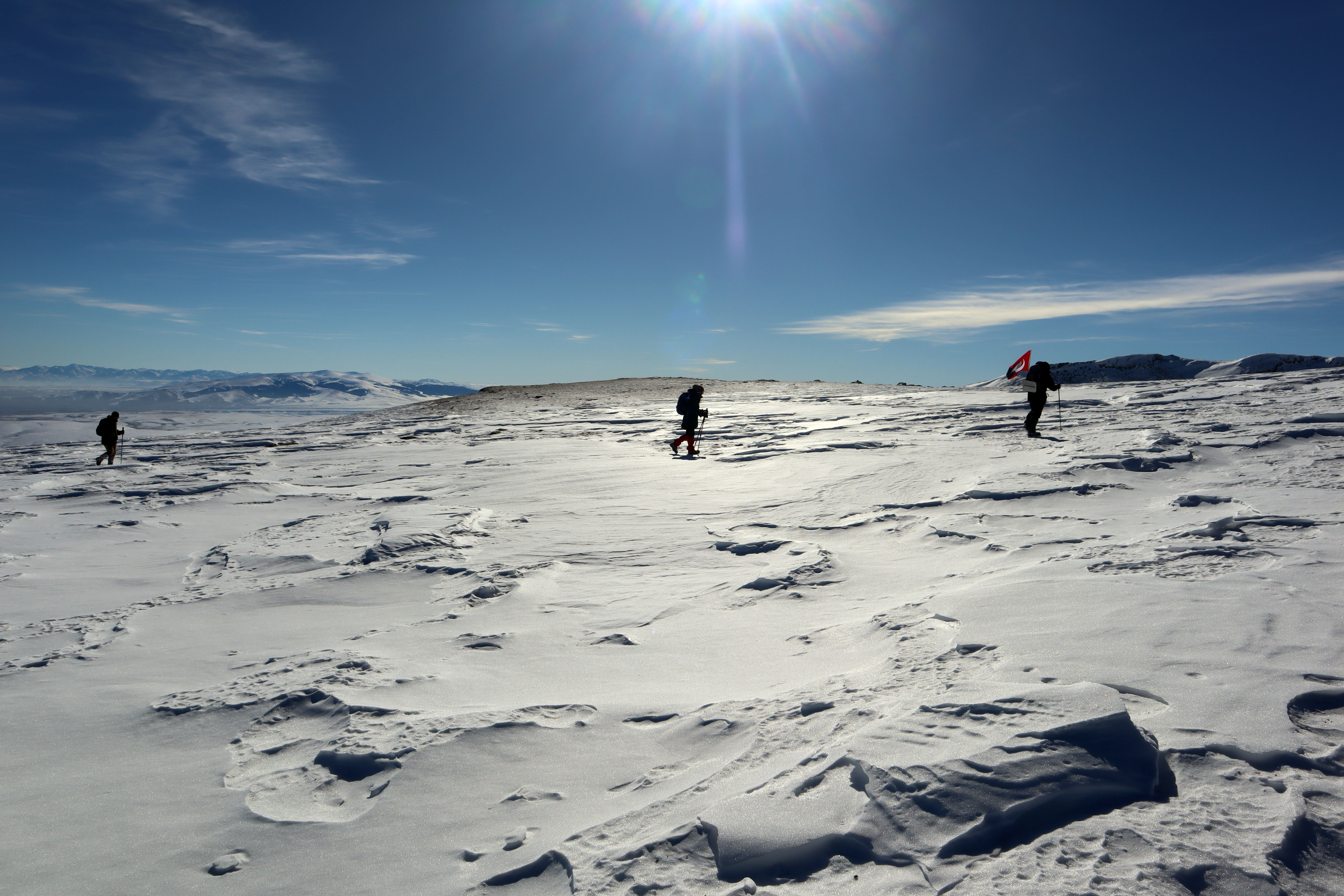 Allahuekber Dağı, kış tırmanışı için dağcıları ağırlıyor