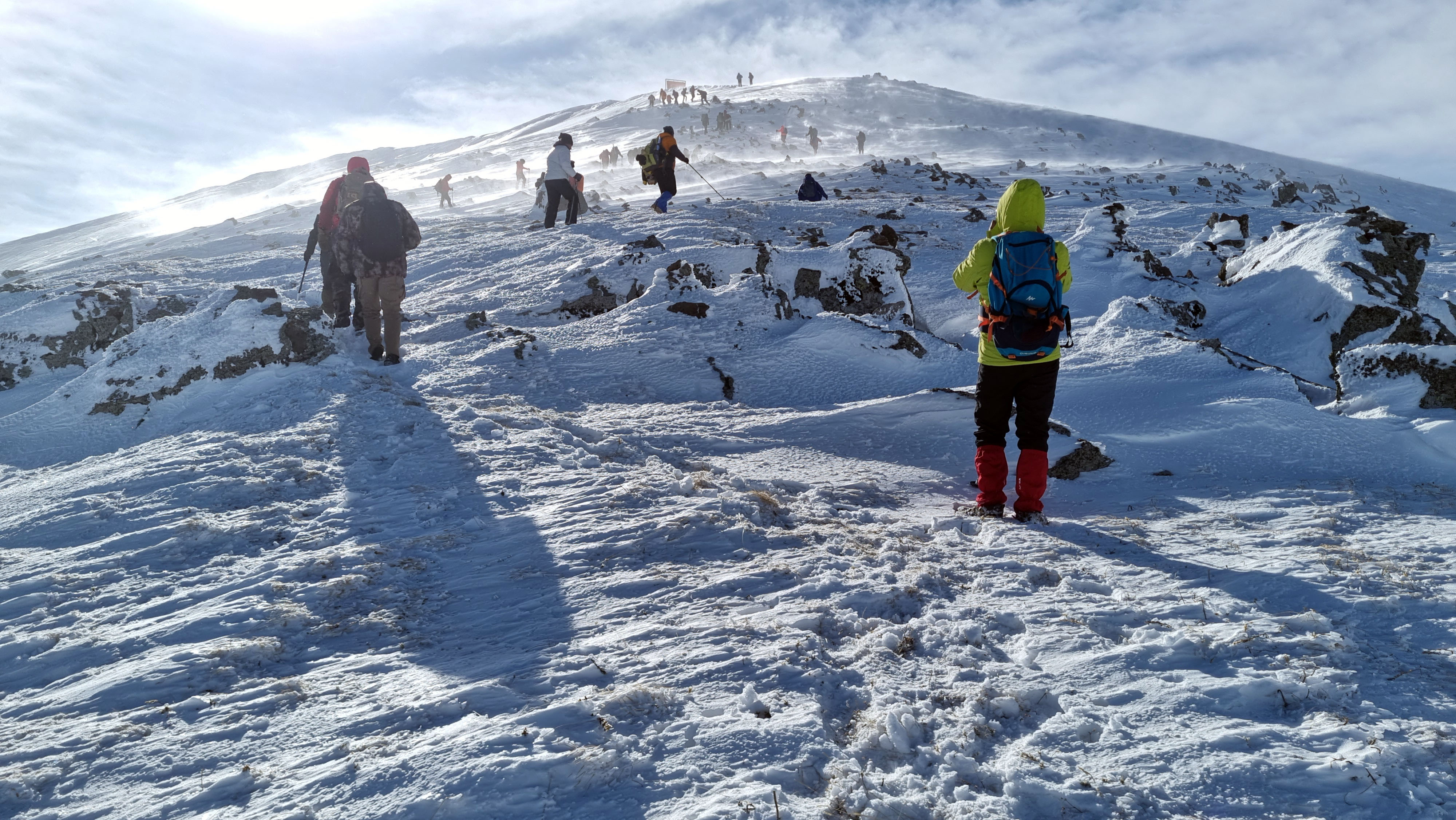 Allahuekber Dağı, kış tırmanışı için dağcıları ağırlıyor
