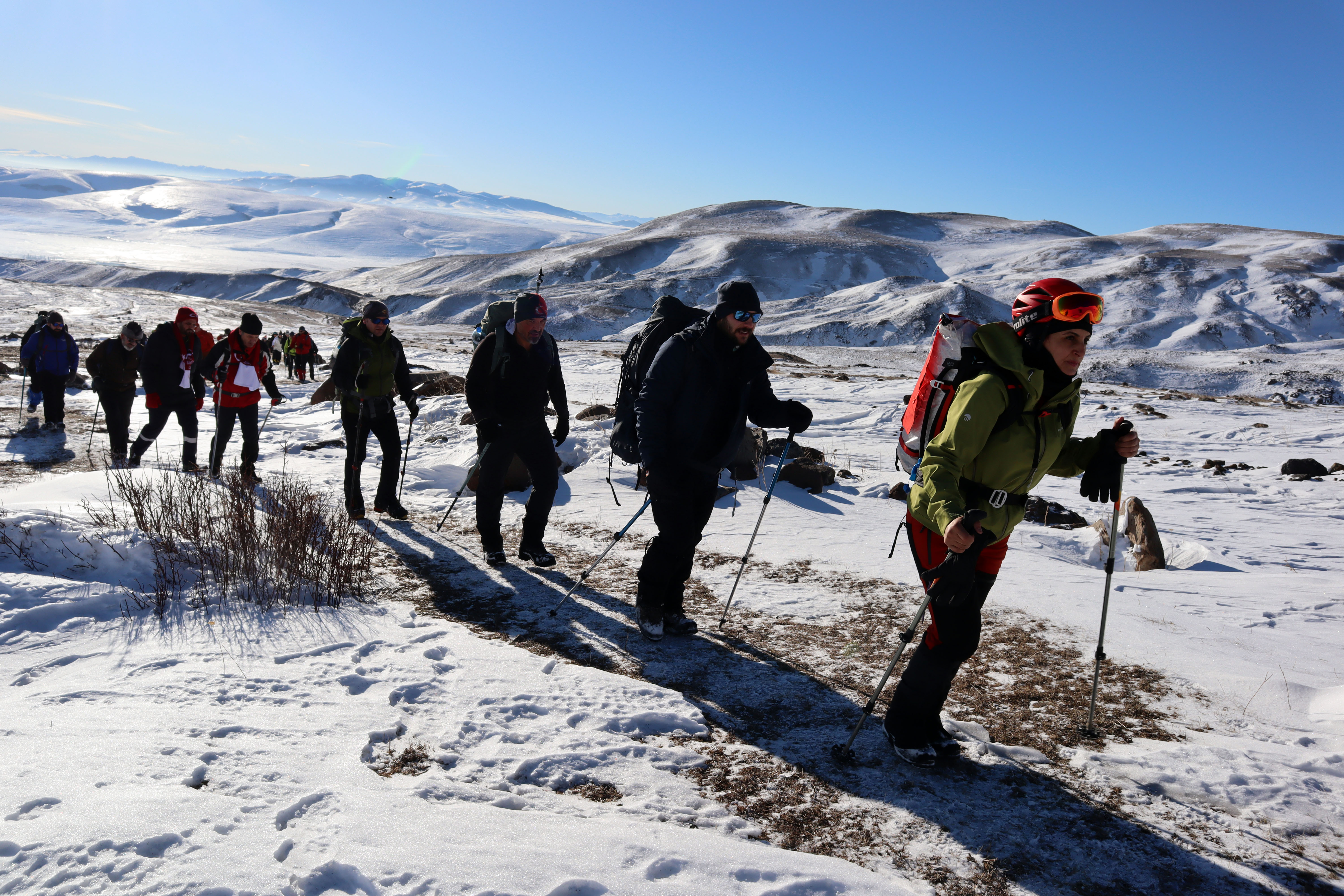 Allahuekber Dağı, kış tırmanışı için dağcıları ağırlıyor