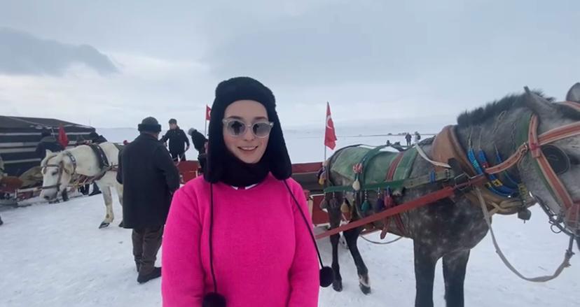 AB Büyükelçilik çalışanları Çıldır Gölü'nde eğlendiler