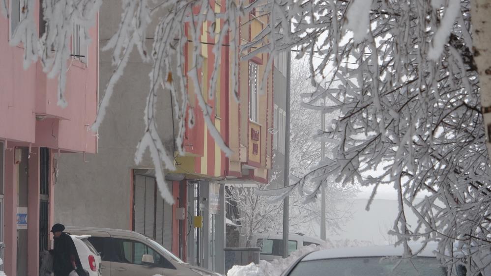 Ardahan'da soğuk hava: Araçlar çalışmadı, buz sarkıtları oluştu