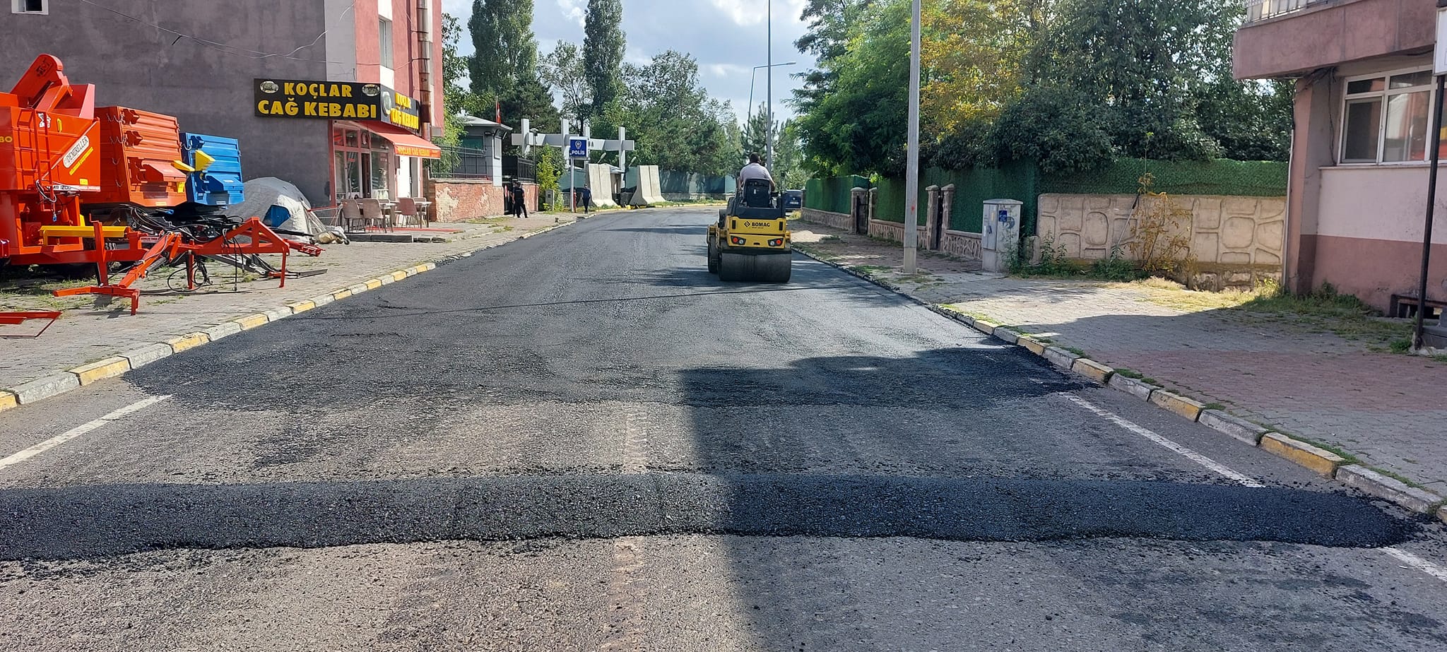 Okul geçitlerine hız kesici kasisler yapıldı