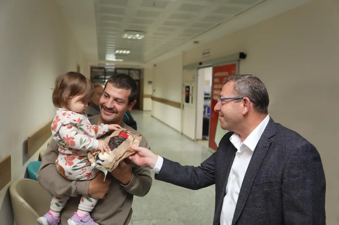 Vali Polat, Devlet Hastanesinde incelemelerde bulundu