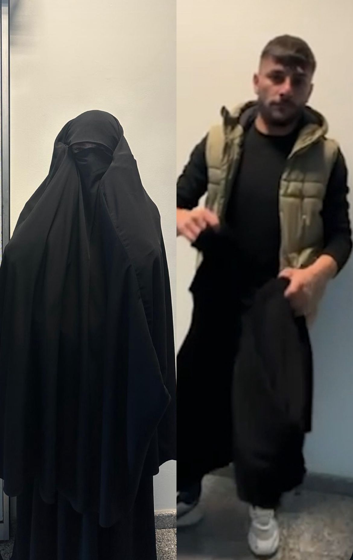 Kars'ta kadın kılığına girmiş erkek şahıs yakalandı