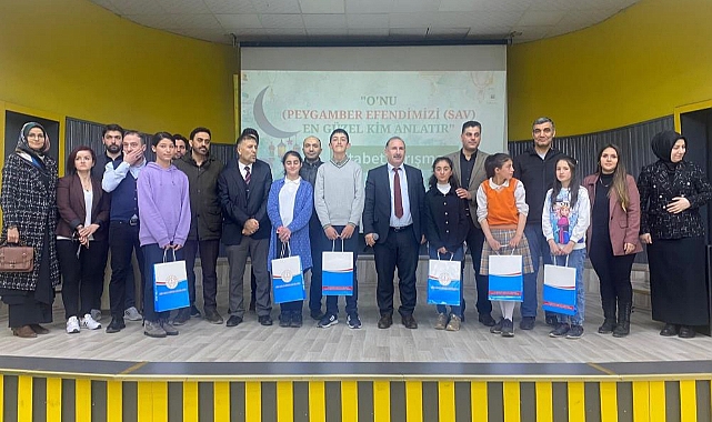 Ağrı'da O'nu ( Peygamber Efendimiz SAV) en güzel kim anlatır? yarışması düzenlendi