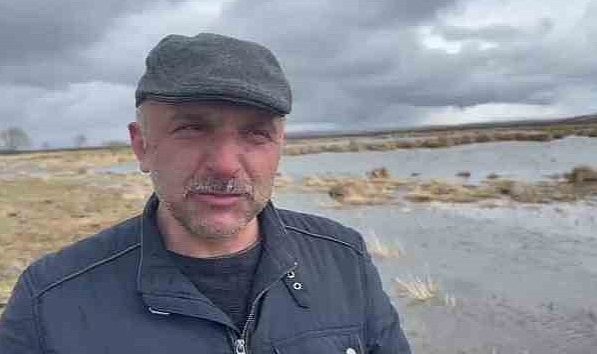 Çıldır Gölü sazlık alandaki su seviyesi arttı