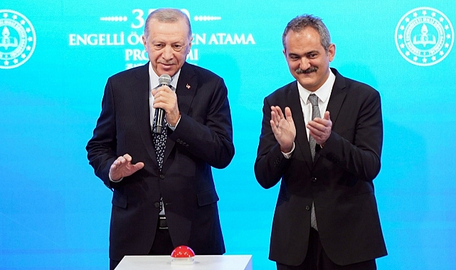 Cumhurbaşkanı Erdoğan: 'Atanamayan tüm engelli öğretmen adaylarımızın atamasını gerçekleştirdik'