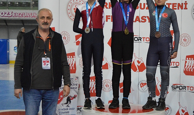 Erzurum'da düzenlenen Kısa Kulvar Sürat Pateni Türkiye Şampiyonası sona erdi