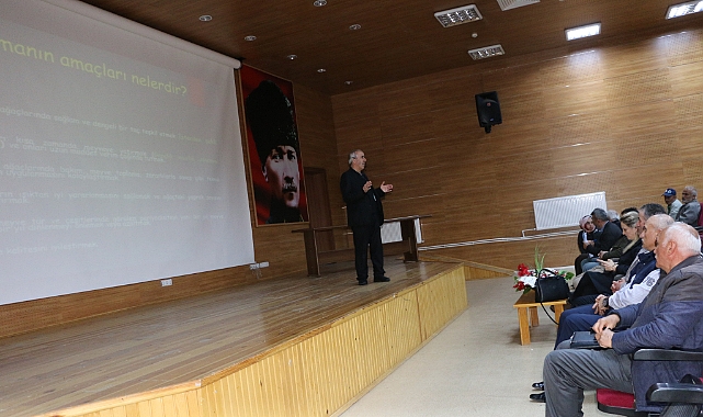 İspir'de "Ağaçlandırma ve Budama" konulu seminer düzenlendi