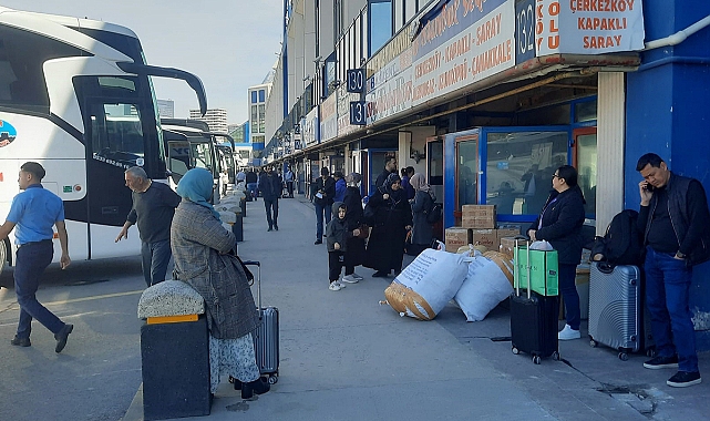 İstanbul'da Ramazan Bayramı öncesi otogarlarda son durum