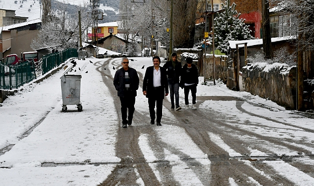 Sarıkamış’ta kar yağışı etkili oldu