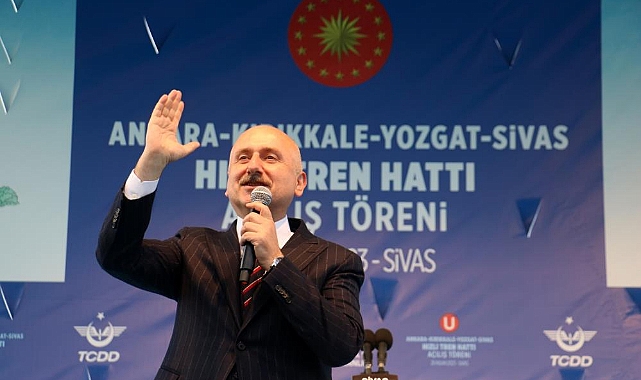 Ulaştırma ve Altyapı Bakanı Karaismailoğlu: "Bakü’ye kadar hızlı trenle gideceğiz”