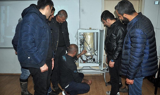 Yüksekova’da doğalgaz ustaları yetişiyor
