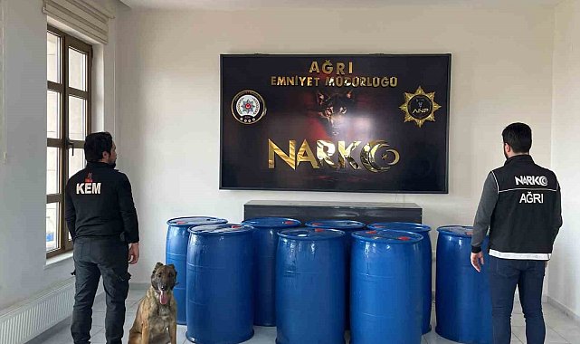 Ağrı'da uyuşturucunun kökü kurutuluyor