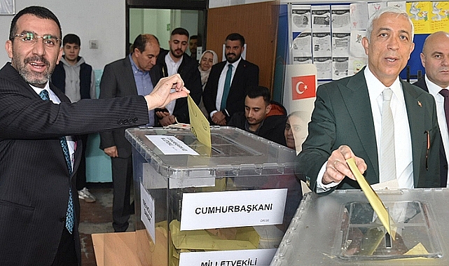 AK Parti adayları oylarını kullandı