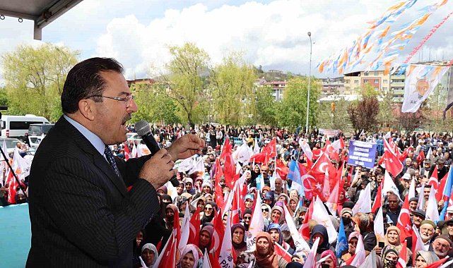 Ak Parti'den Oltu'da coşkulu miting