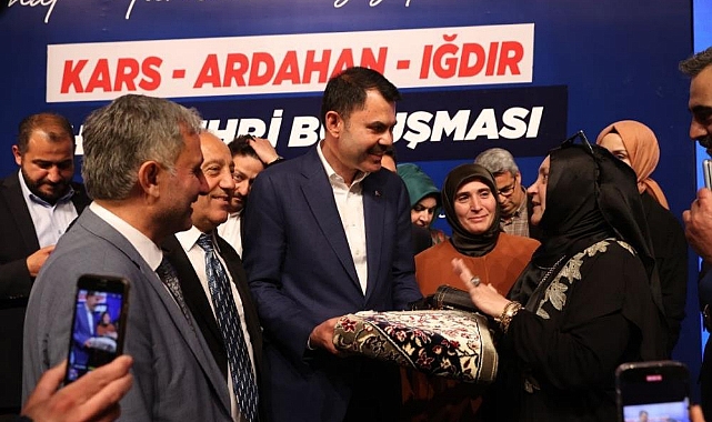 Bakan Kurum, Kars, Ardahan, Iğdır Hemşehri Buluşması'na katıldı