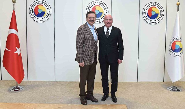 Başkan Özakalın, TOBB Başkanı Hisarcıklıoğlu'nu ziyaret etti