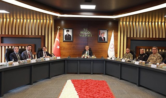 Bingöl'de seçim güvenliği toplantısı yapıldı
