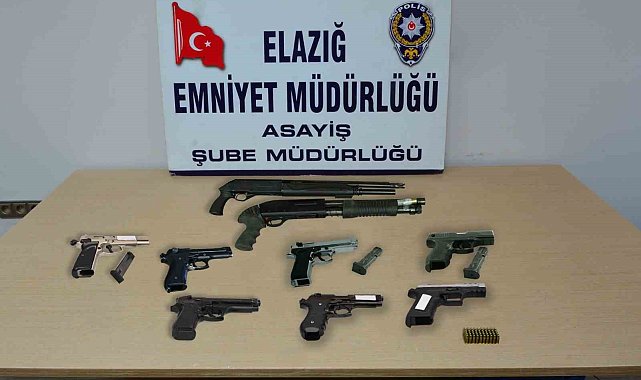 Elazığ'da asayiş ve şok uygulamaları: 25 kişi tutuklandı