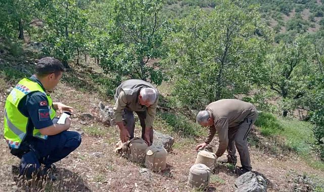 Elazığ'da yasa dışı avcılık yapan 4 kişi yakalandı