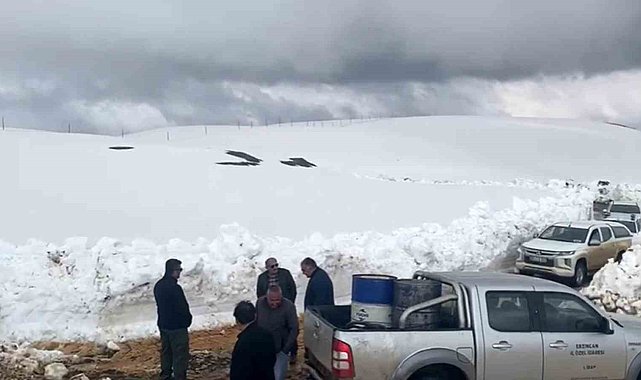 Erzincan'da mayıs ayında karla mücadele
