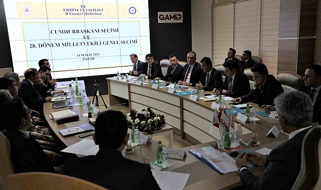 Erzincan'da Seçim Güvenliği Toplantısı yapıldı