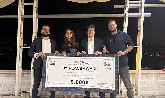 ETÜ'lü öğrenciler uluslararası çelik köprü yarışmasında 3. oldu