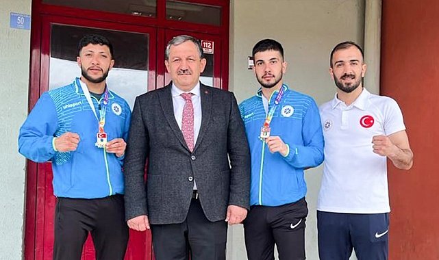 ETÜ'ye kick boksta çifte madalya