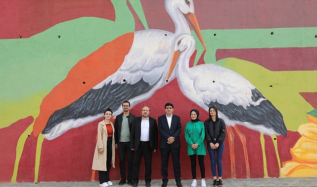 Iğdır Üniversitesinde bulunan 400 metrekarelik duvar, sanatla buluştu