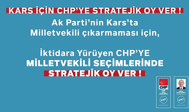 İnan Alp'ten "Kars için CHP'ye stratejik oy ver" çağrısı